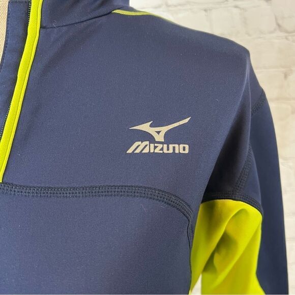 Mizuno Women’s Quarter Zip Sweater Size Small Blue and Green - Picture 4 of 11